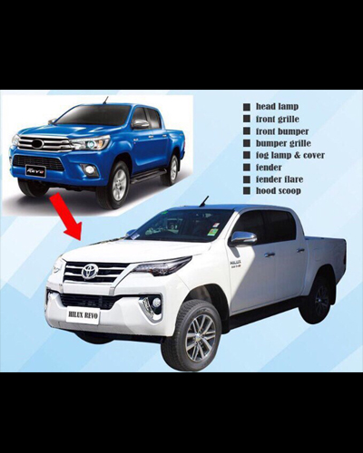 NÂNG CẤP HILUX 2016 (REVO) THÀNH FORTUNER